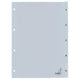 Tabs Kangaro G405C PP A4 120 micron grigio 5 pezzi 1-5 4 fori stampati