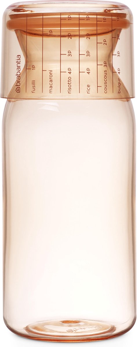 Contenitore Brabantia con misurino - 1,3 l - rosa