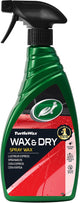 Cera tortuga línea verde cera seca - encerar mientras el auto se seca - ahorra tiempo - brinda protección con brillo profundo - 500ml