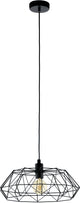Eglo carlton 2 hanging lamp - e27 - ø 45.5 cm - black