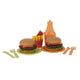 Jipy set gioco hamburger in bioplastica 25 pezzi