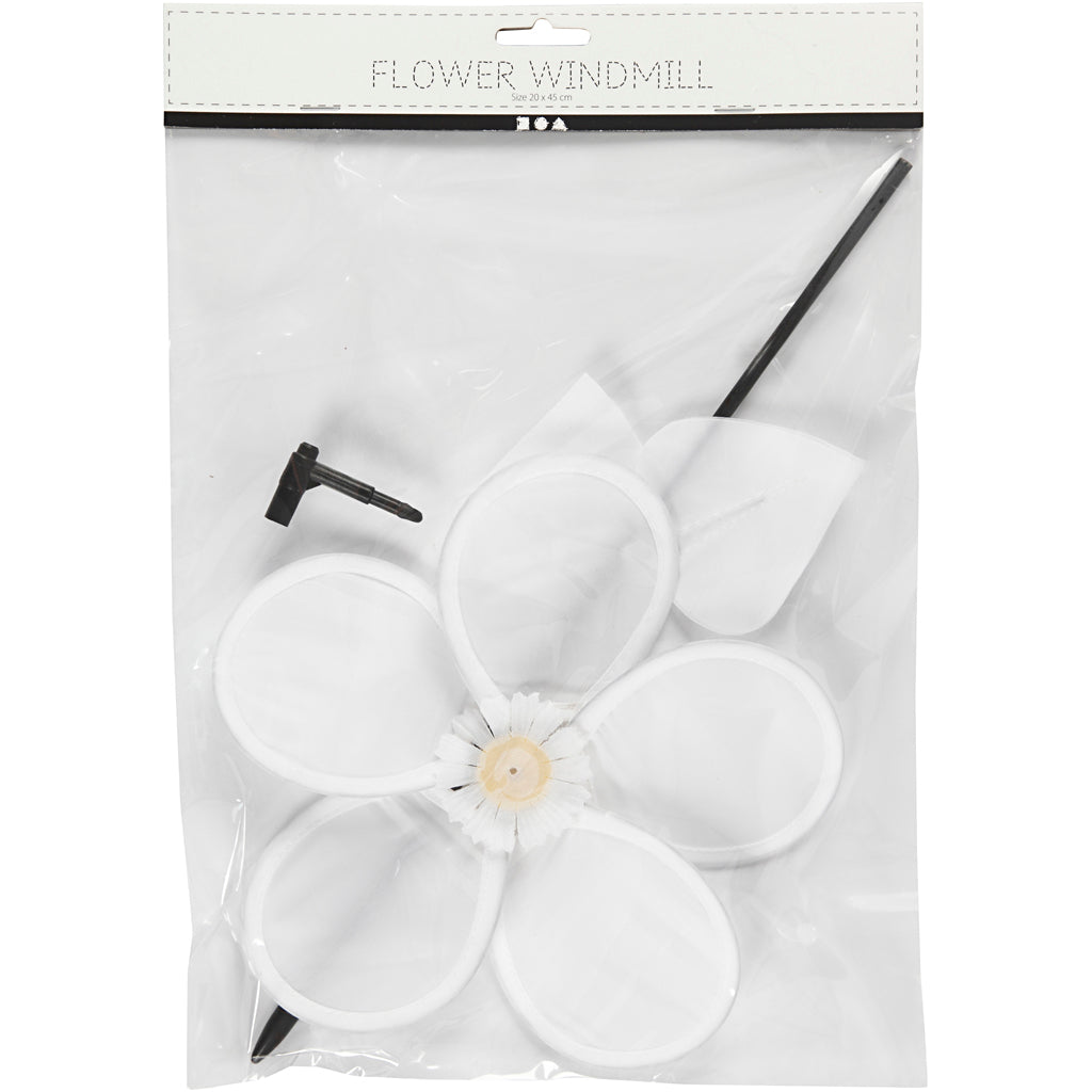 Mulino a vento a forma di fiore della Creativ Company, d 20 cm, 1 pezzo