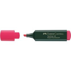 Pennarello per testo faber-castell 48 rosso 1-5mm