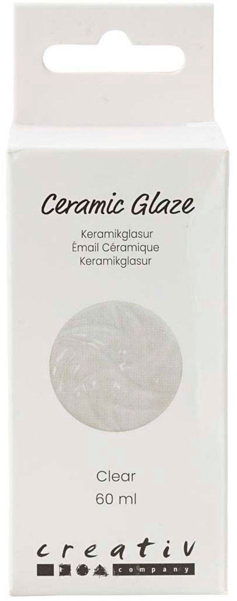 Smalto ceramico Creative Company, 984-1101 °C, trasparente, trasparente, 60 ml 1 bottiglia
