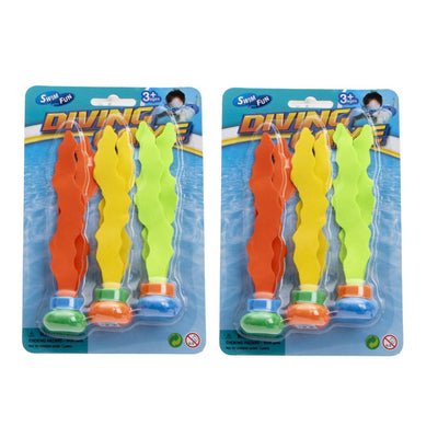 Barras de buceo 16cm 3 piezas en tarjeta