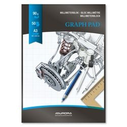 Papel mililitro gelro mid101 80g m2 a3 azul mm-cm