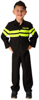 Rubies Disfraz de Rubie's policía niño negro verde neón talla 152