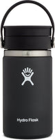 Tazza da caffè Hydro flask con coperchio ampio e flessibile (354 ml) - nera