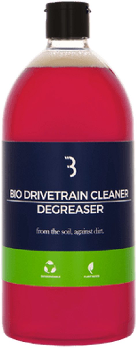Detergente per trasmissione biologica Bbb cycling - detergente per catene di biciclette - sgrassatore per catene vegetali - adatto per catene, cassette e parti di trasmissione - 1 litro - btl-250