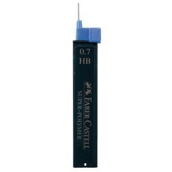 Refill portamine faber-castell super-polimero hb 0,7 mm nero 12 pezzi