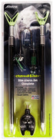 Set de alarma de picadura Albatros ready2fish - 2 baquetas - negro