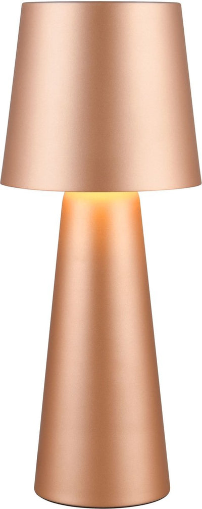 Trio nubian - lampada da tavolo - moka - escl. 1x e27 7 w - interruttore a cavo
