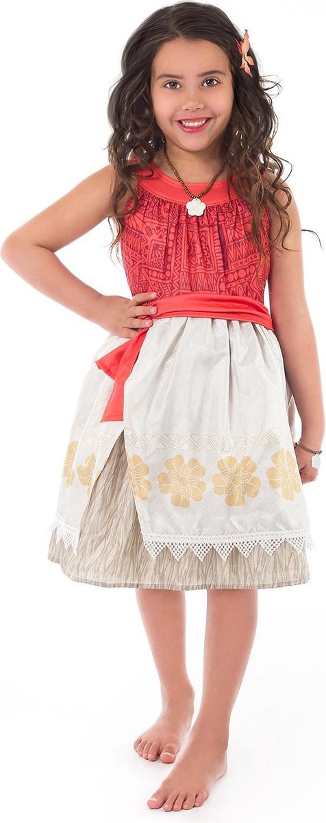 Pequeñas aventuras - vestido vaiana moana - talla 116 128