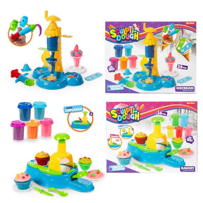 Toi-toys toi giocattoli set di argilla cupcake gelato