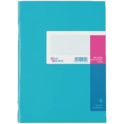 Libro a colonne könig ebhardt a4 210x257mm azzurro 4 colonne 40 fogli