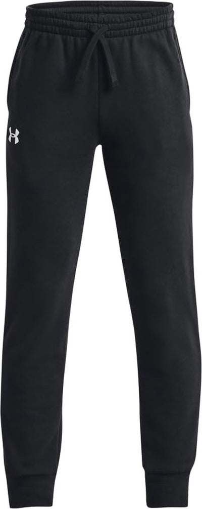 Under armour ua rival polar joggers-blk pantalones deportivos para niños - negro - blanco