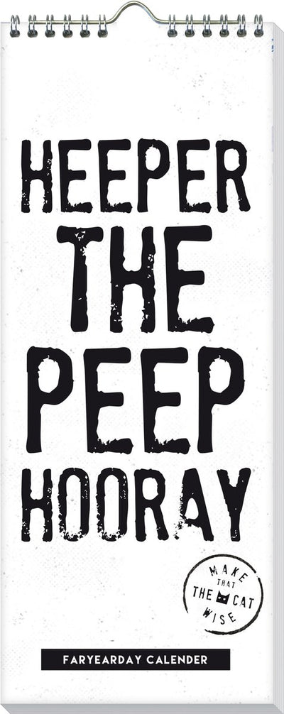 Interstat make that the cat wise verjaardagskalender - heeper the peep hooray
