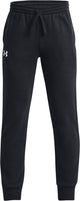 Under armour ua rival polar joggers-blk pantalones deportivos para niños - negro - blanco