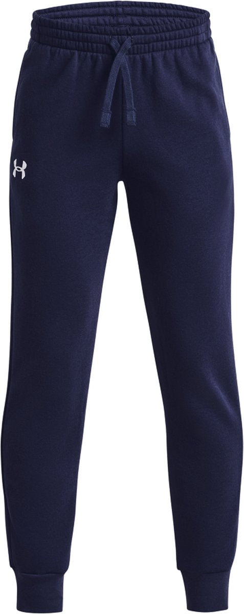 Under Armour UA Rival Fleece Joggers Pantalones deportivos unisex - Azul marino - Blanco