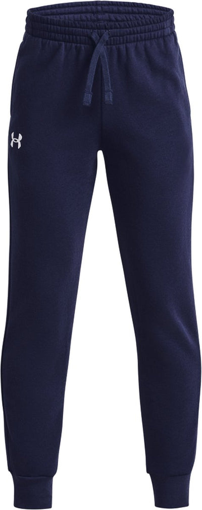 Under Armour UA Rival Fleece Joggers Pantalones deportivos unisex - Azul marino - Blanco