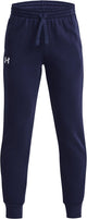 Under Armour UA Rival Fleece Joggers Pantalones deportivos unisex - Azul marino - Blanco