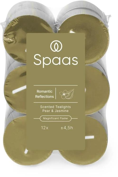 Spaas 1074080 - 12 candeline profumate - riflessi romantici | 10 pezzi