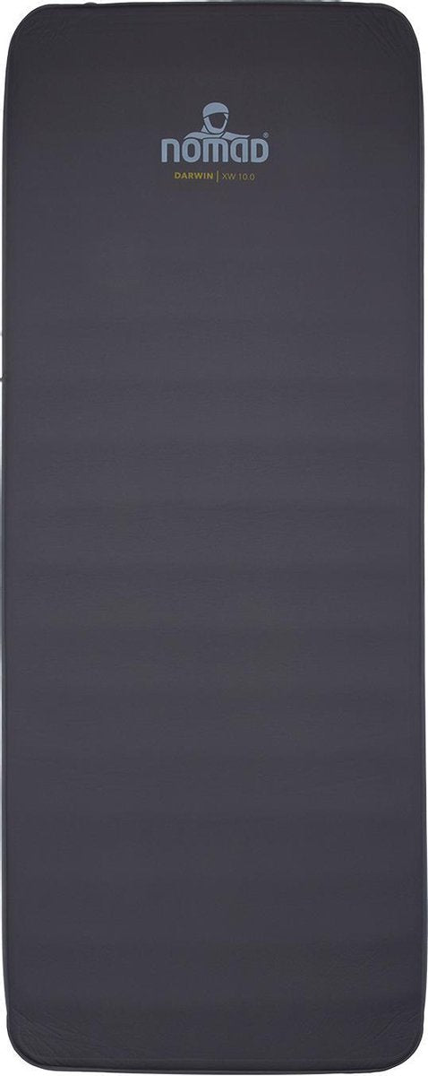 Nomad® Darwin xw 10.0 materassino autogonfiabile | 198 cm x 77 cm | grigio scuro | Spessore 10 cm | extra largo | copertura inclusa
