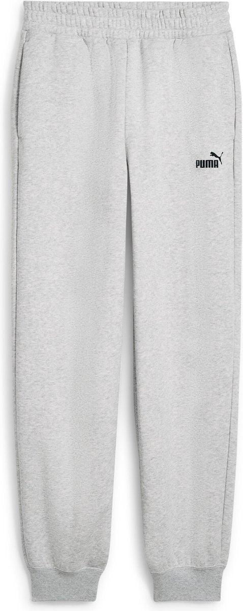 Puma ess small no. 1 logo comfort high-waist sweatpants fl cl dames joggingbroek - light gray heather
