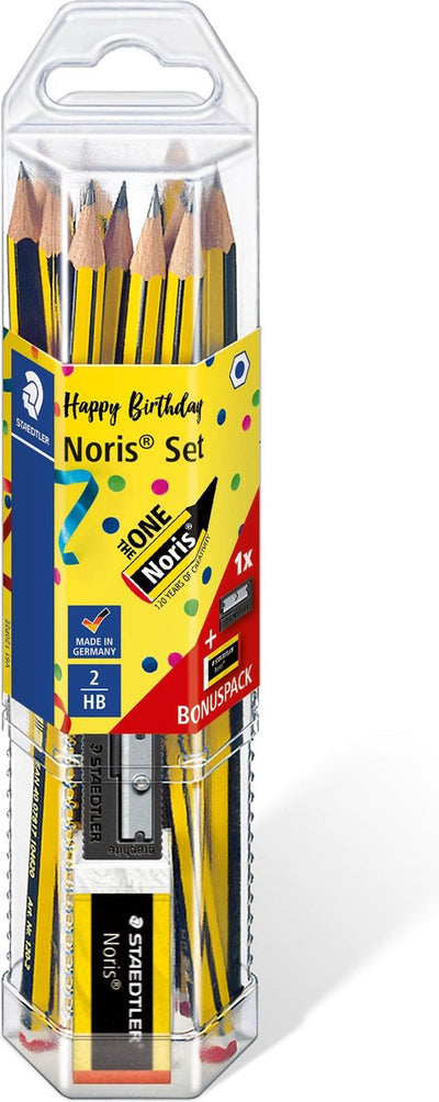 Staedtler promo set noris pencil 12 pcs + eraser + sharpener