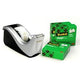 Dispensador c60-st4 whisky plateado + 4 rollos de cinta mágica 19mmx33m