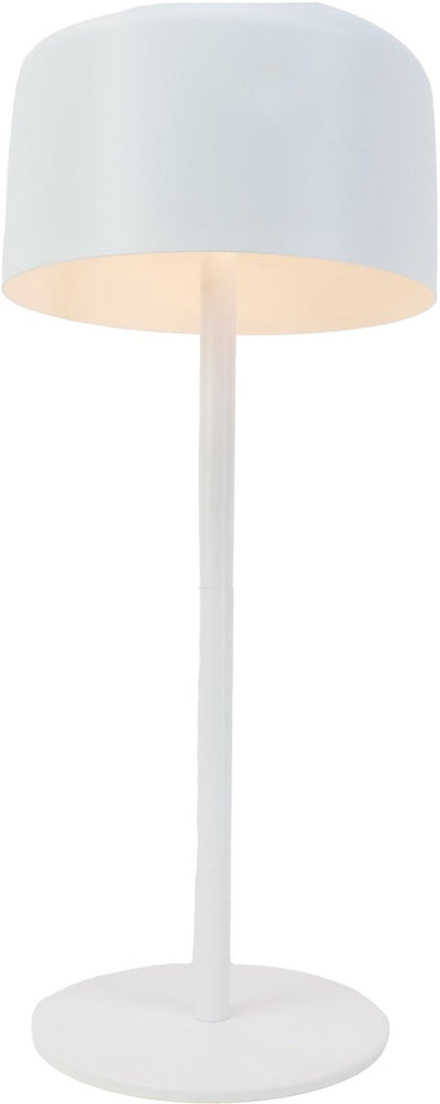 Lampada da tavolo Eglo roccanova - ricaricabile (fino a 22 ore di luce) - solare - 30 cm - bianca - wireless - dimmerabile - interno ed esterno