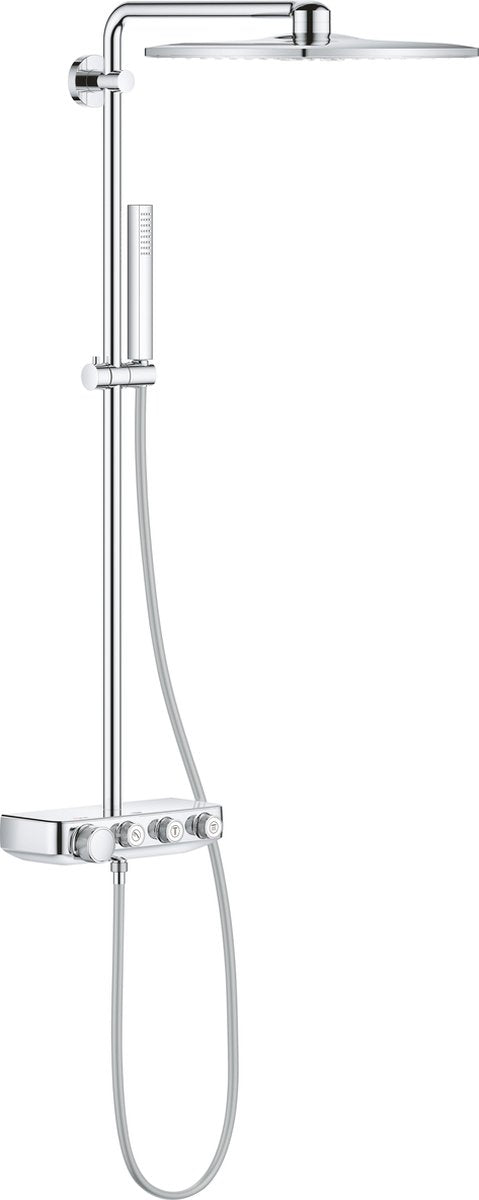 Doccia a pioggia Grohe Euphoria smartcontrol 310 cube duo - ã˜ 31 cm - quadrata - incluso rubinetto termostatico - con tecnologia cooltouch - cromo