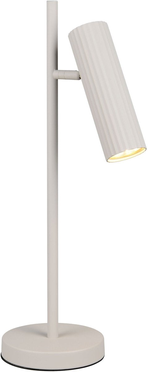 Trio soka - lámpara de mesa - gris cálido - excl. 1x gu10 5 w - interruptor de cable