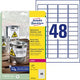Etichette Ty Avery zweckform pesanti da 960 pezzi bianche