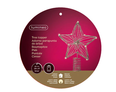 Visiera Lumineo con illuminazione LED 25cm