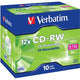 CD-RW 700mb testuale 12x 80min. 10 pezzi