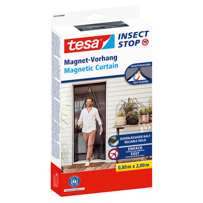 Tesa 1074285 - magnetico piccolo antracite | 1 pz