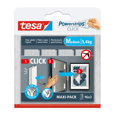 Tesa 1074179 - Prese multiple a scatto 16x2 m | 6 pezzi
