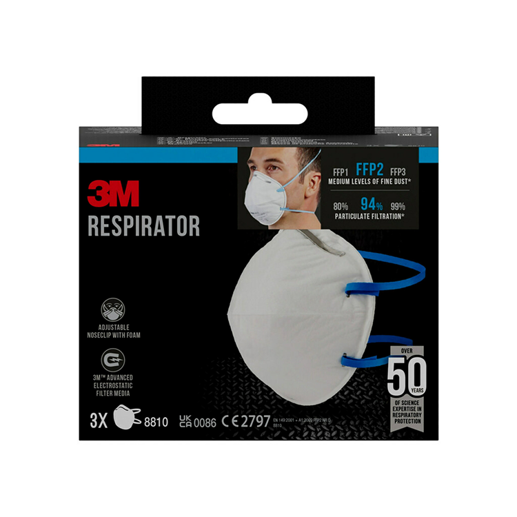 3m 1061820 - máscara antipolvo 8810c3n 3uds | 3 piezas