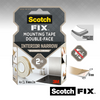 3m 1071430 - nastro di montaggio scotch-fix™ per pareti paraspruzzi 10mmx2m, 4 rotoli | 6 pezzi
