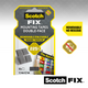 3m 1071433 - cuadrados de montaje extraíbles scotch-fix™ 7mmx12,7mm, 64 vistas | 16 piezas