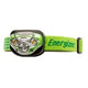 E-vision lampada frontale energizzante vision hd 200 verde