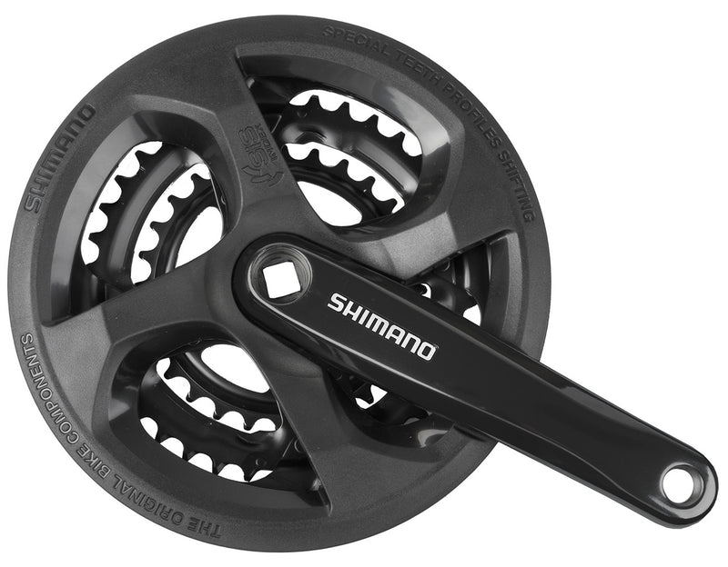 Shimano Cranket FC-Ty301 48x38x28t -4 mm 170 mm 6-8 Velocidad Negro
