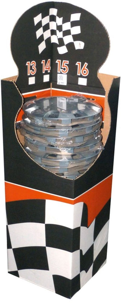 Coprimozzi Gorecki carpoint raggio 16 pollici argento - abs - 1 pezzo