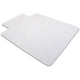 Alfombrilla para silla office depot rectangular con parte frontal transparente