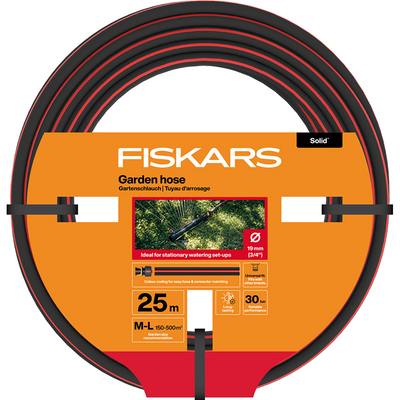 Fiskars solid garden hose 19 mm (3 4”) 25 m – 1076062
