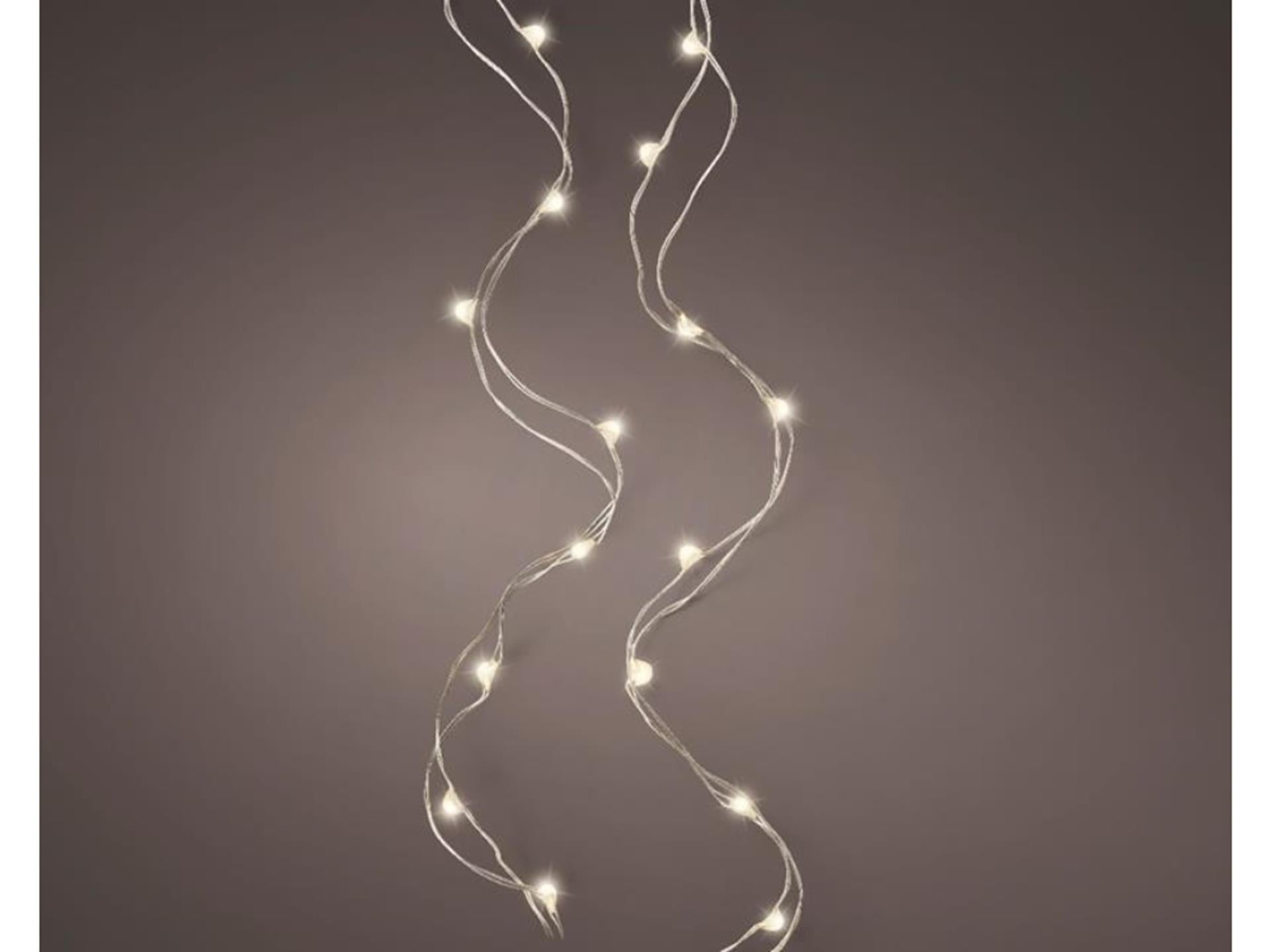 Lumineo strengverlichting 195cm-40led warmwit