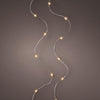 Lumineo micro led stringlights 60 lamps classic warmwit op batterij met timer 295cm
