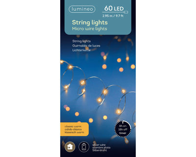 Lumineo string lighting 60 LED classicwarm