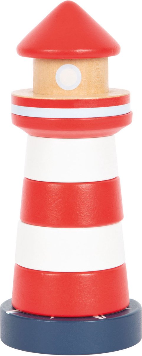 Pequeña torre de apilamiento de pies el faro del Océano Pacífico, 8dlg.